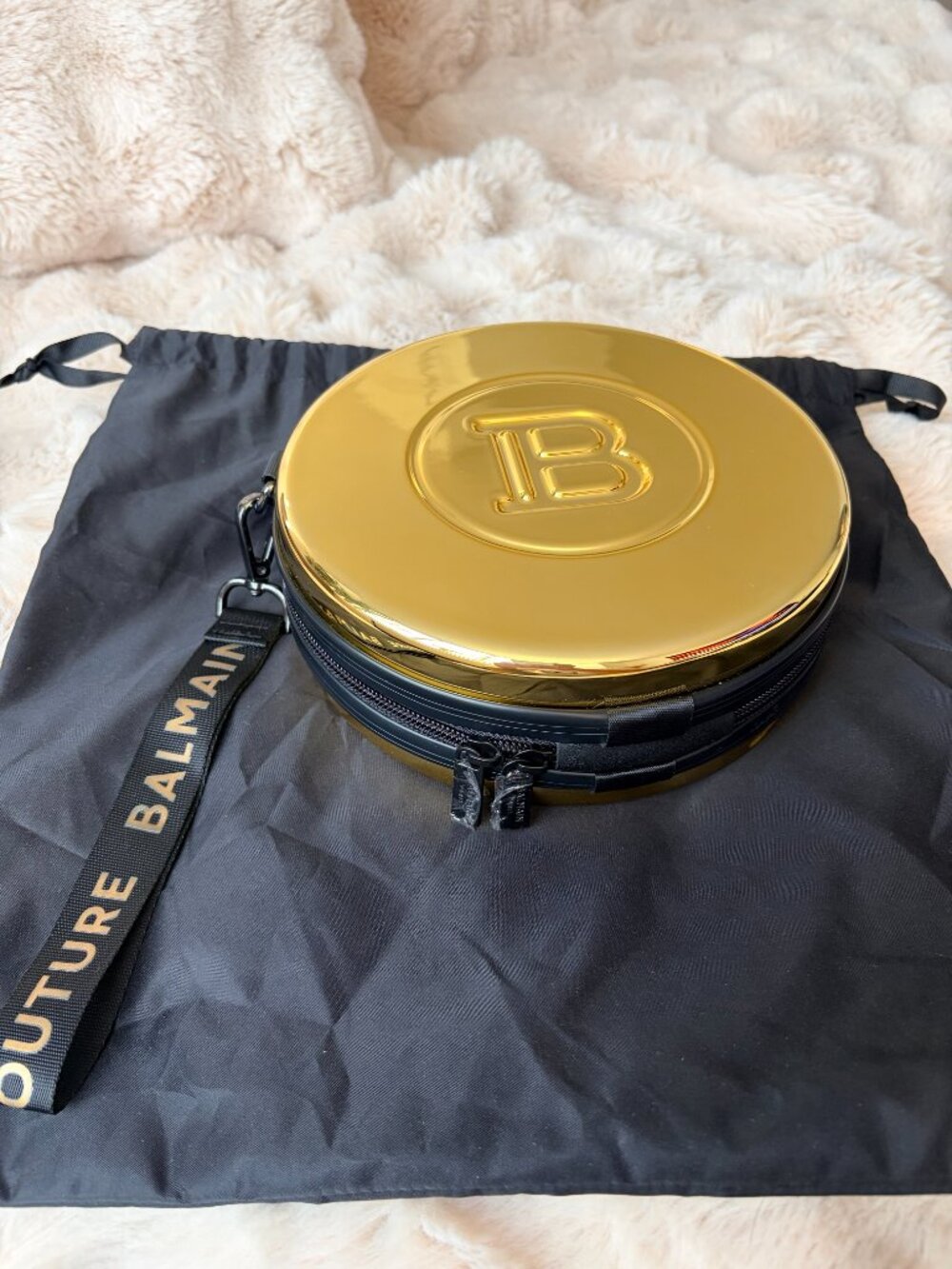 BALMAIN Gold Clutch or Cosmetic Bag *Brand New* - Picture 6 of 8